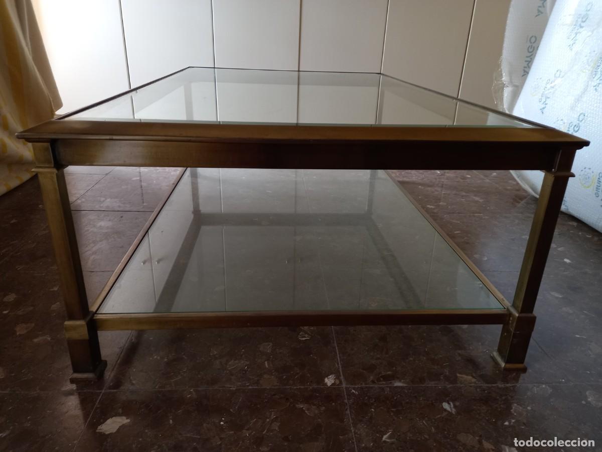 Vintage: Mesa de cristal vintage - Foto 4