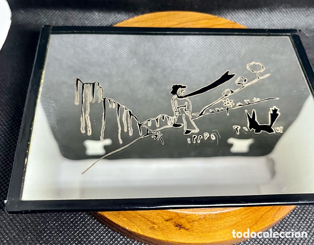 Vintage: ESPEJO CON DIBUJO &ldquo; EL PRINCIPITO &ldquo; - Foto 4
