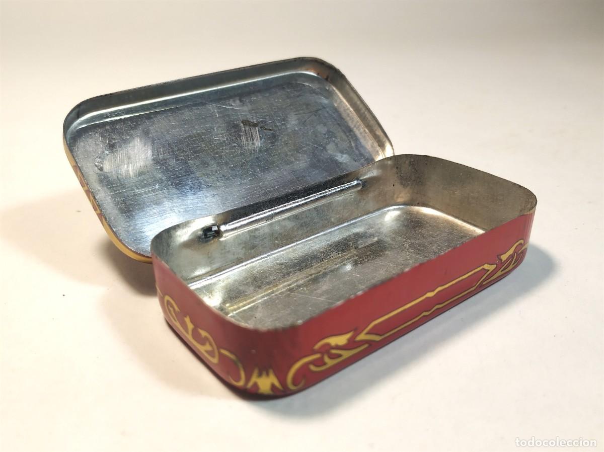 Vintage: Lata de metal serigrafiada. LAXEN BUSTO. - Foto 4