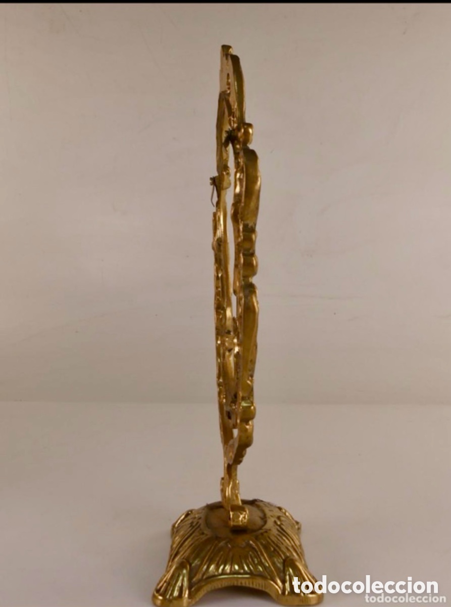 Vintage: MARCO DE BRONCE PARA ESPEJO ANTIGUO - Foto 3
