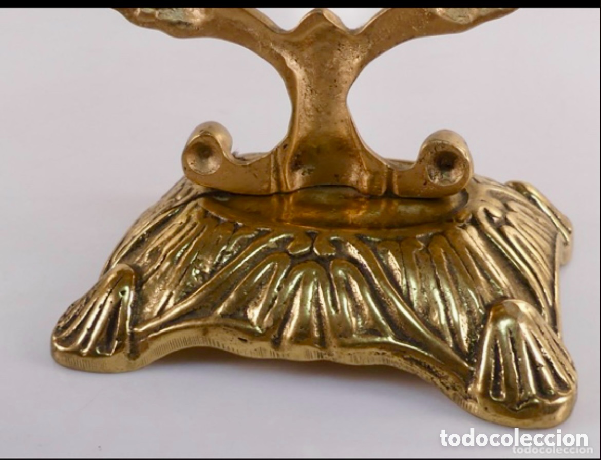 Vintage: MARCO DE BRONCE PARA ESPEJO ANTIGUO - Foto 10