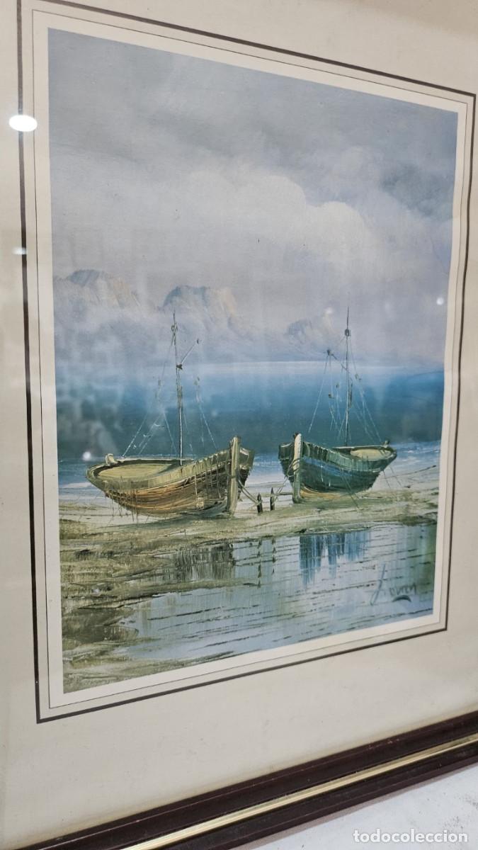 Vintage: 2 cuadros laminas marina - Foto 9