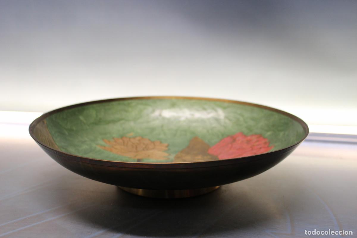 Vintage: Bandeja, centro de mesa cloisonne. - Foto 3