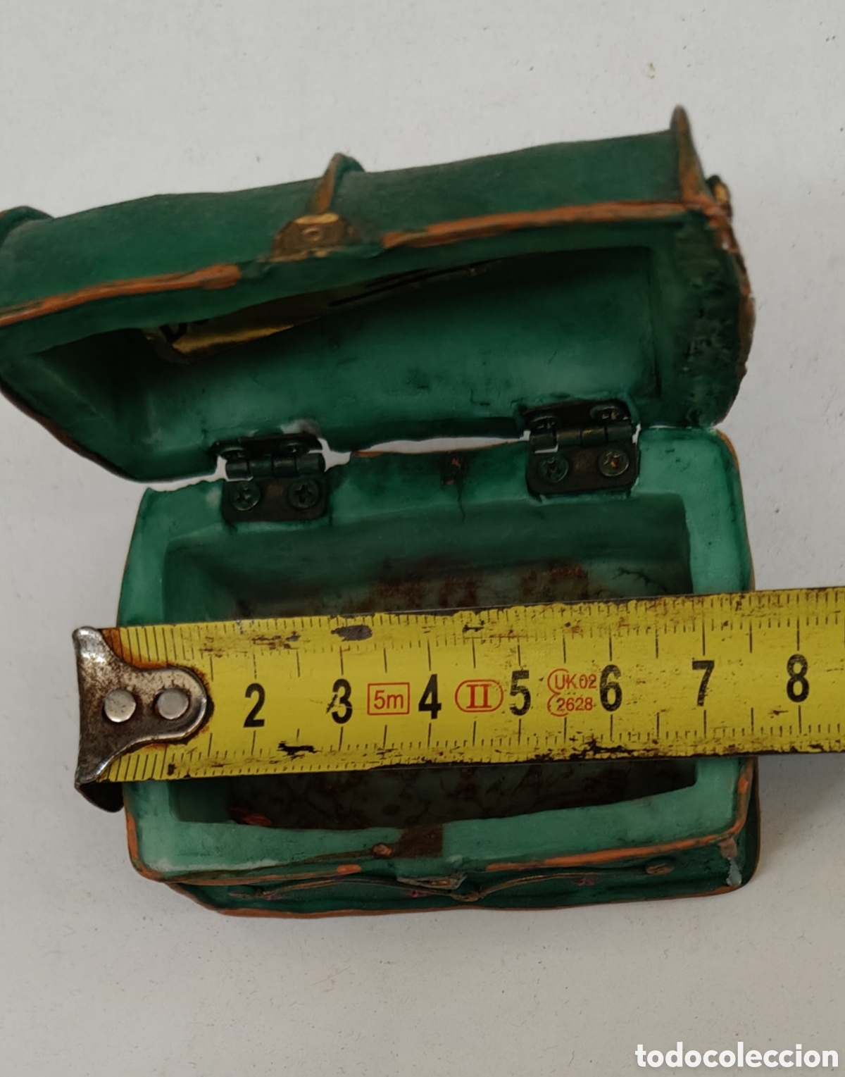 Vintage: Peque&ntilde;a caja - ba&uacute;l - car54 - Foto 3