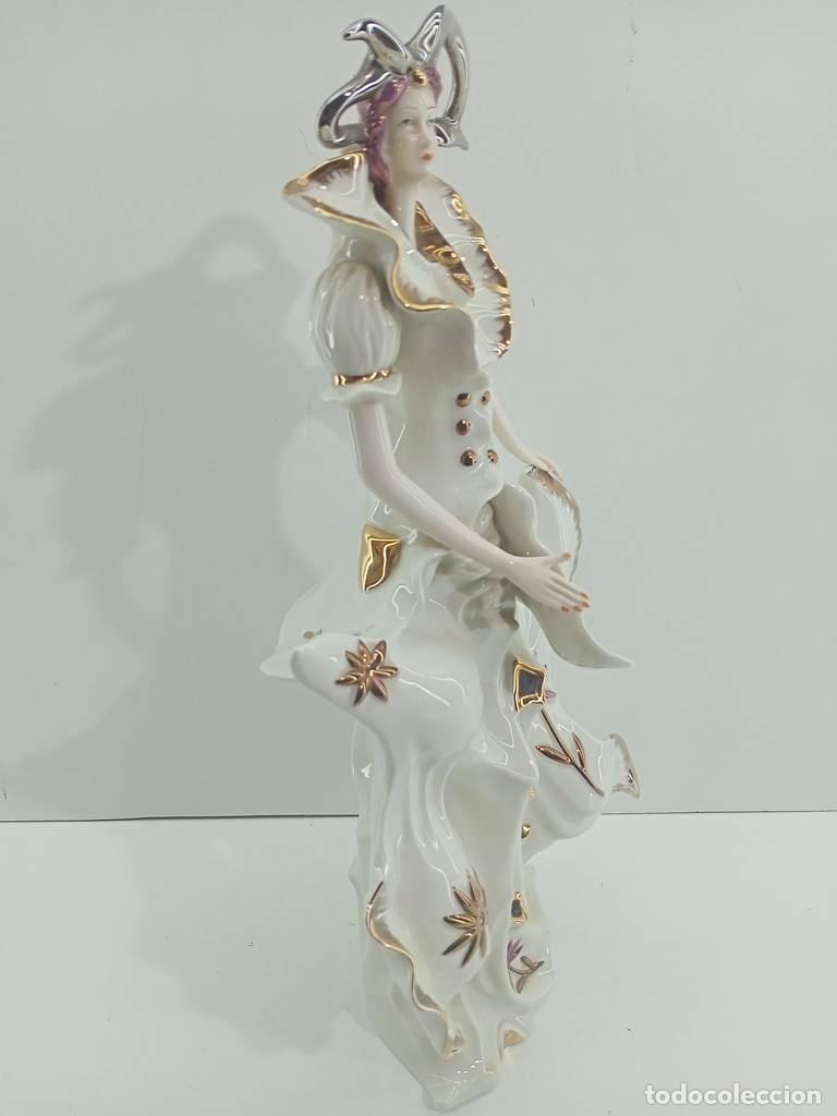 Vintage: FIGURA DE MUJER ARLEQU&Iacute;N - Foto 4