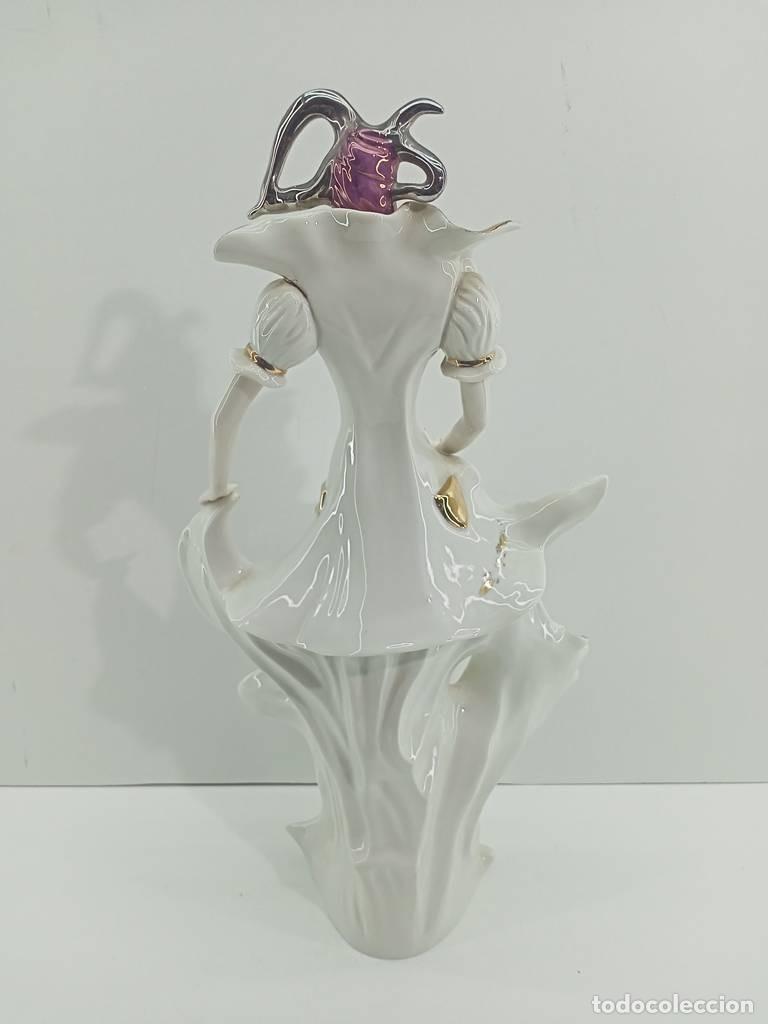 Vintage: FIGURA DE MUJER ARLEQU&Iacute;N - Foto 5