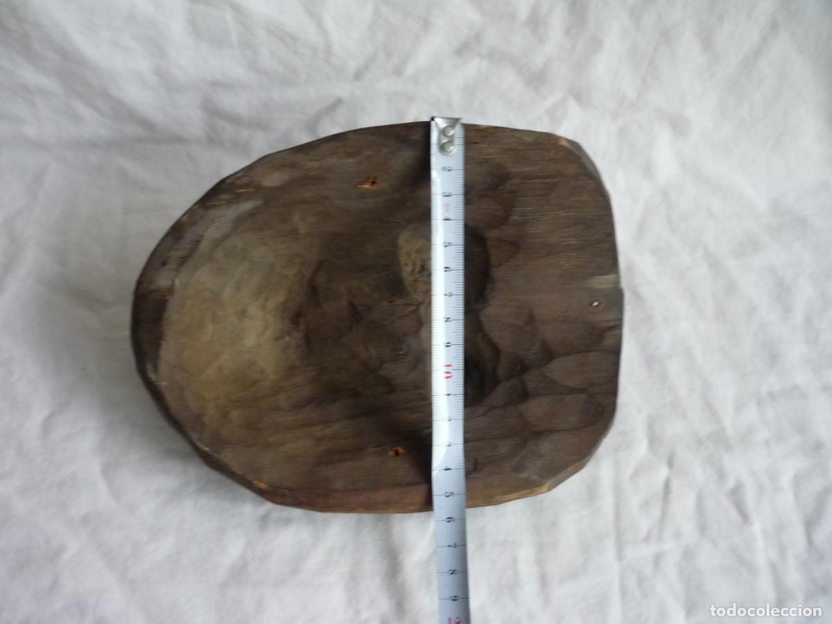 Vintage: M&aacute;scara de teatro griego tallada en madera - Foto 10