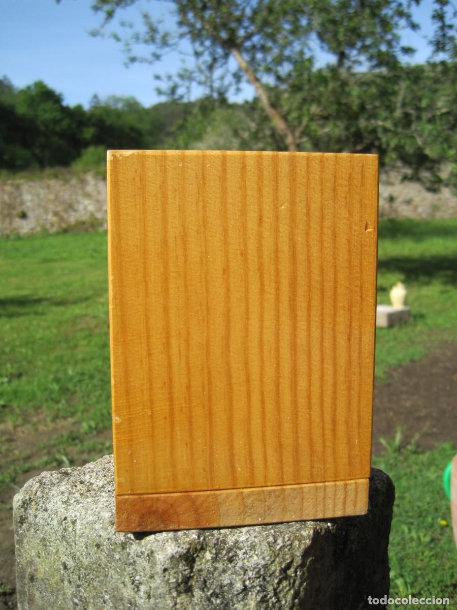 Vintage: SUJETALIBROS DE MADERA - PERA - Foto 5