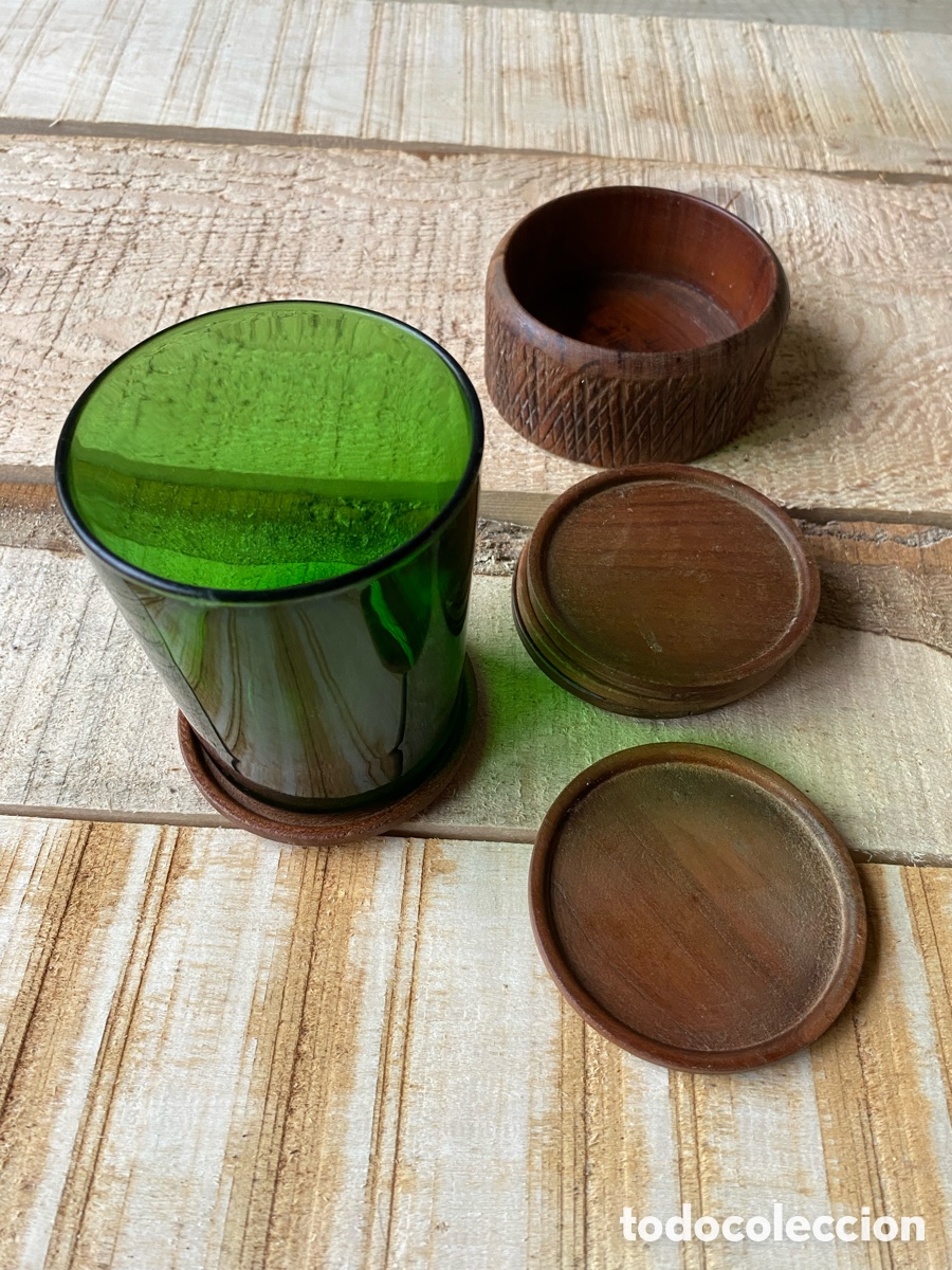 Vintage: Posavasos vintage de olivo