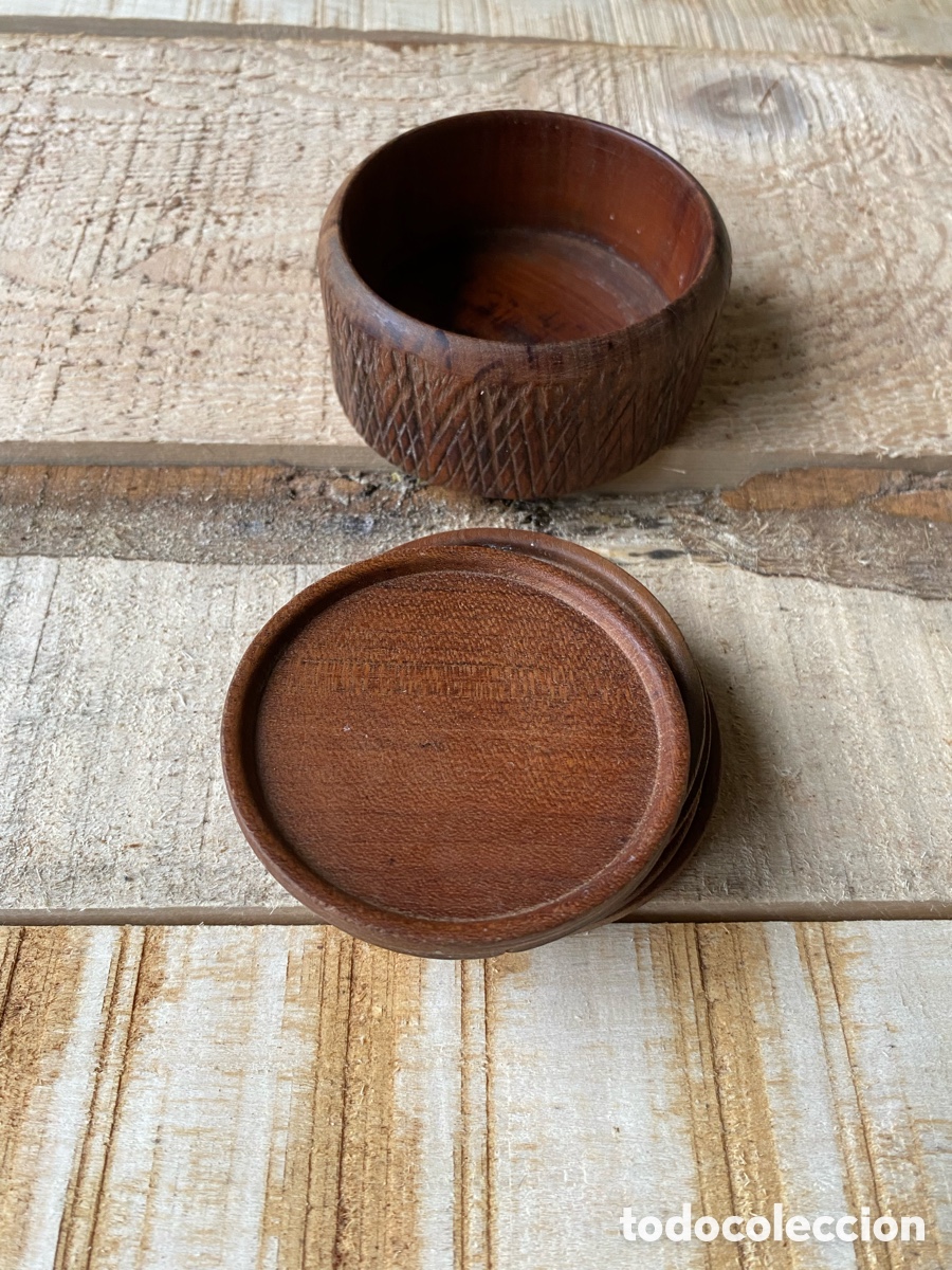 Vintage: Posavasos vintage de teca - Foto 6