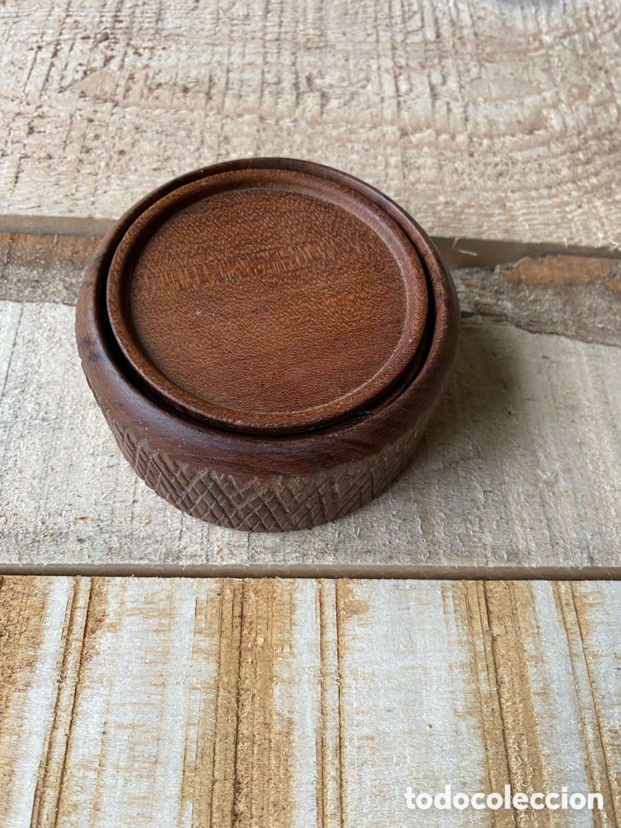 Vintage: Posavasos vintage de teca - Foto 2
