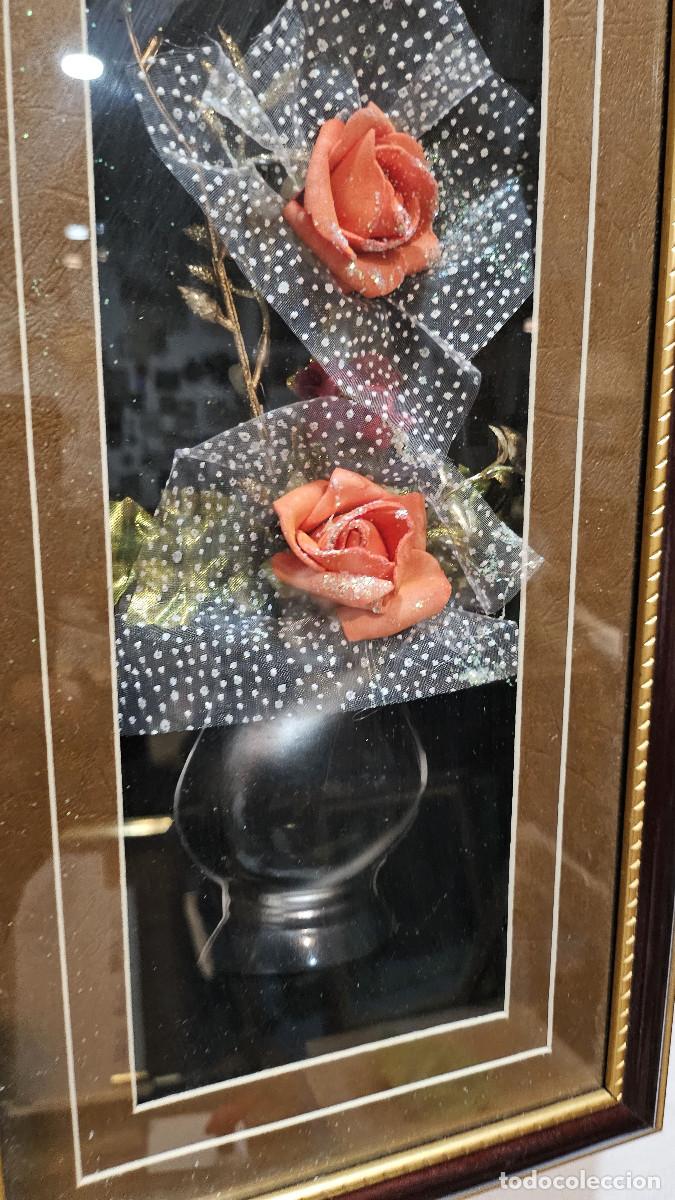 Vintage: cuadro de flotes en vitrina - Foto 4