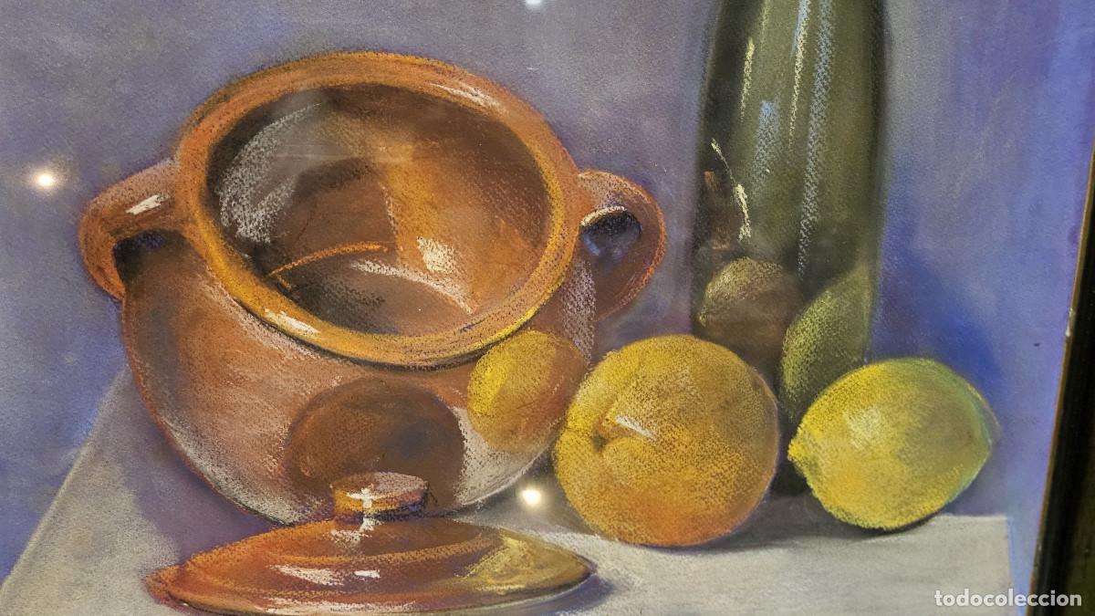 Vintage: pintura bodegon en papel y marcado - Foto 2