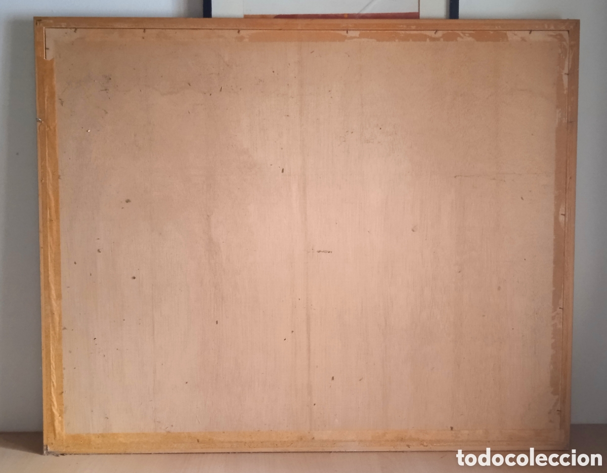 Vintage: Cuadro lamina mapa puzzle mapamundi - Foto 4