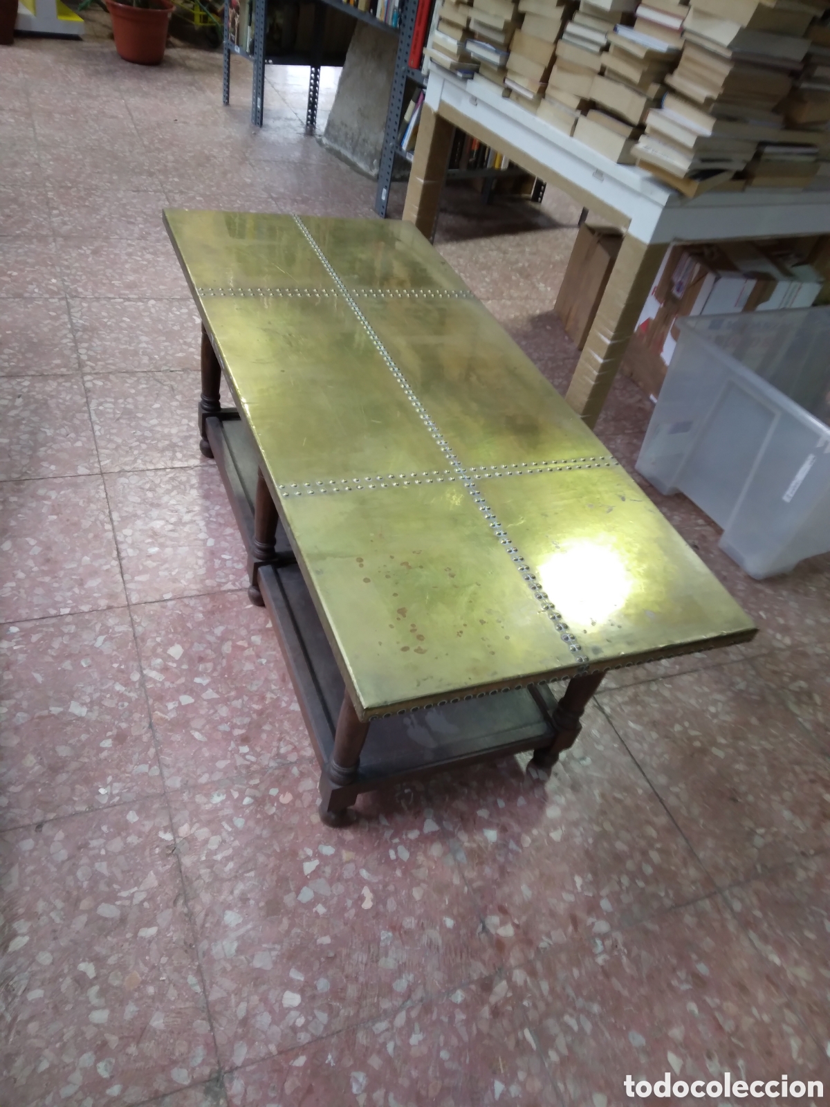 Vintage: Mesa medieval 125 x 55, altura 51 cmm