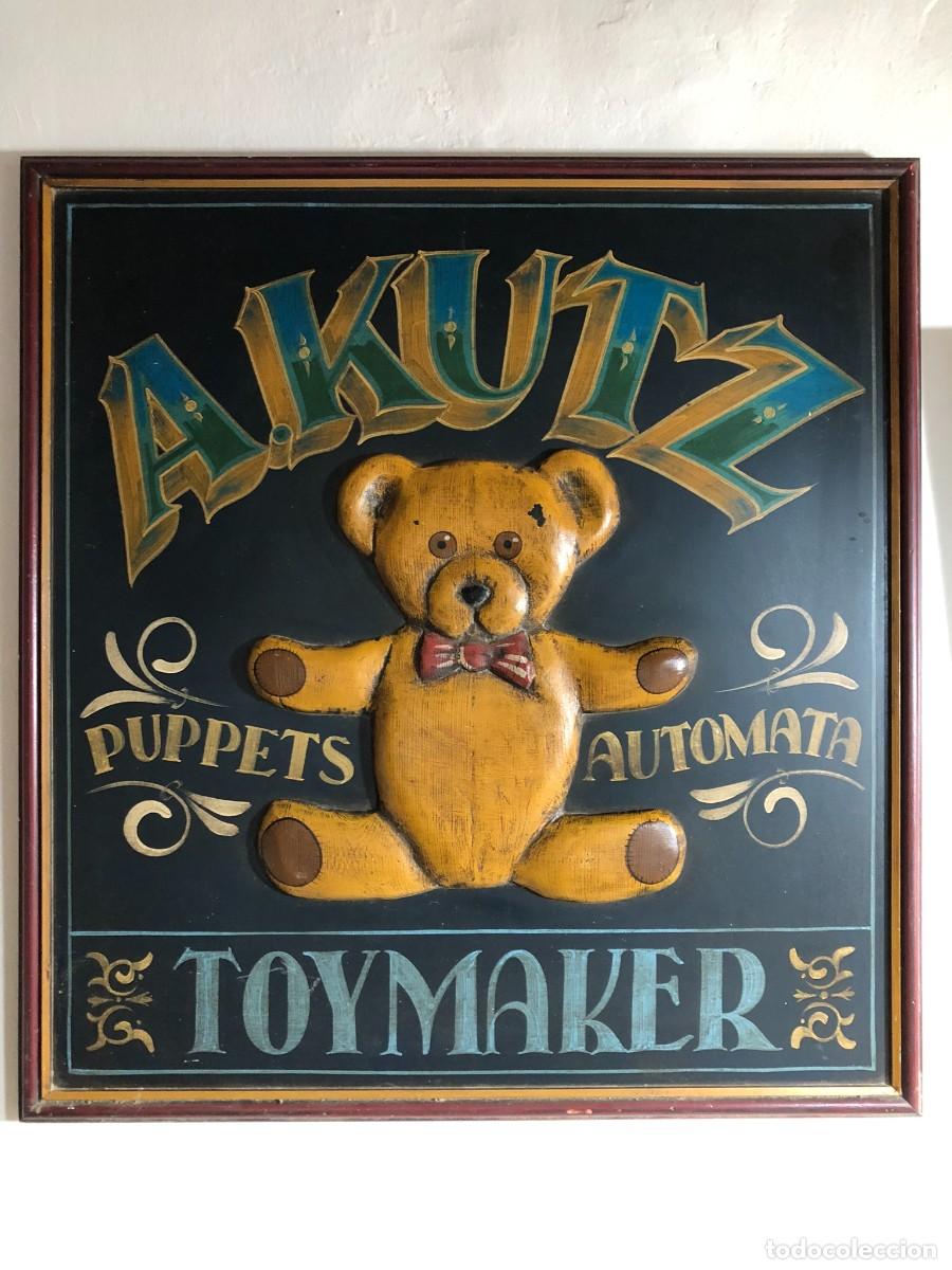 Vintage: Cuadro pintado a mano A KUTZ ToyMaker - Foto 1