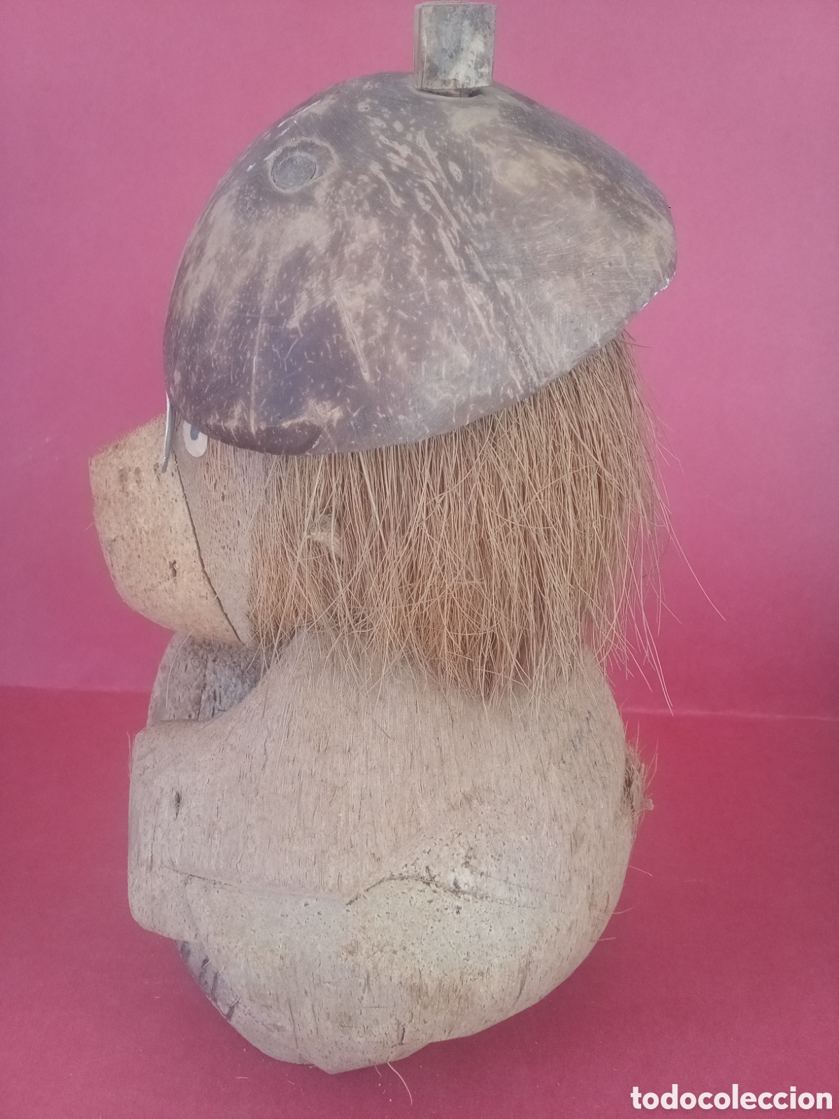 Vintage: HUCHA MONO DE COCO - GORILA - Foto 4