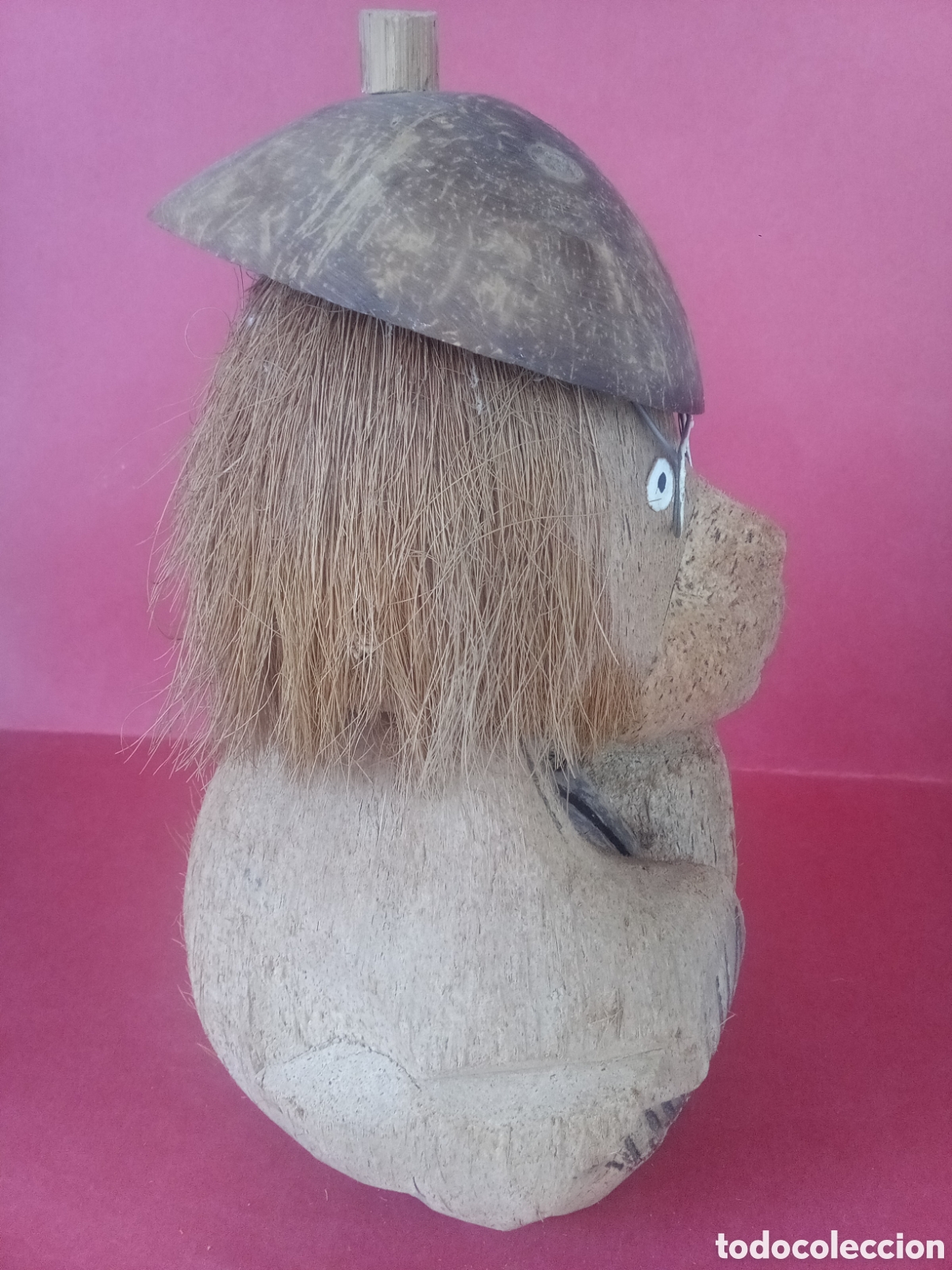 Vintage: HUCHA MONO DE COCO - GORILA - Foto 7