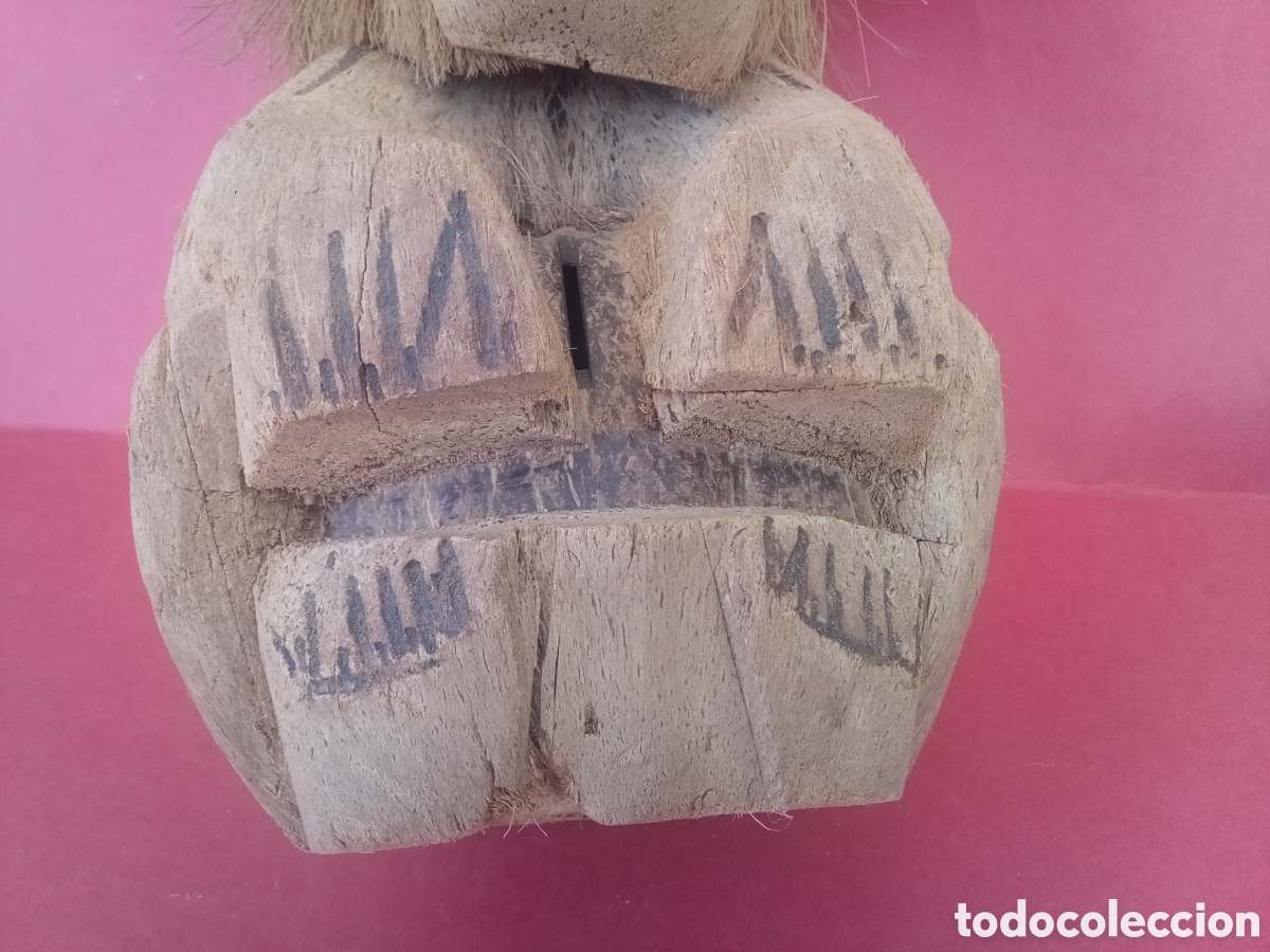 Vintage: HUCHA MONO DE COCO - GORILA - Foto 3