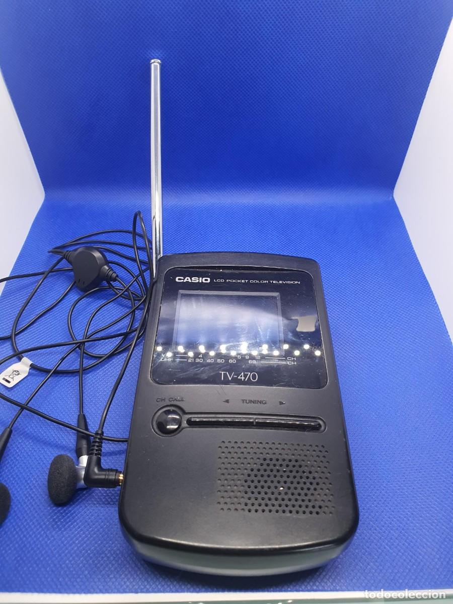 Casio TV 470J Mini TV Portable UHF Vintage – Pour Collection Ou Déco