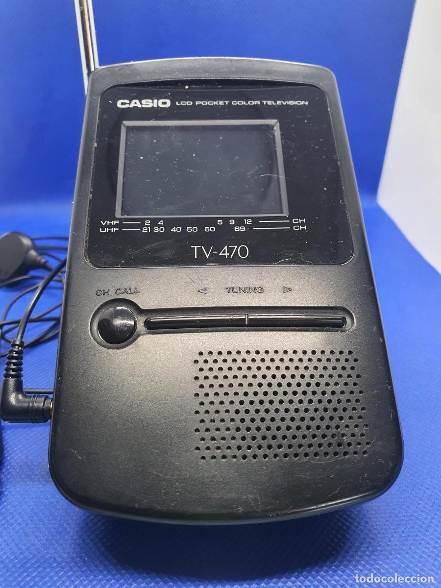 Mini TV Portable Casio TV 470J Vintage UHF (Japon) - Pour Collection, Sans Câble