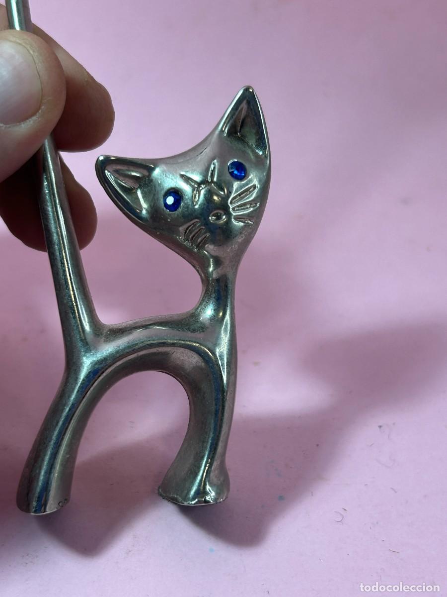 Vintage: GATO PORTA ANILLOS - Foto 2
