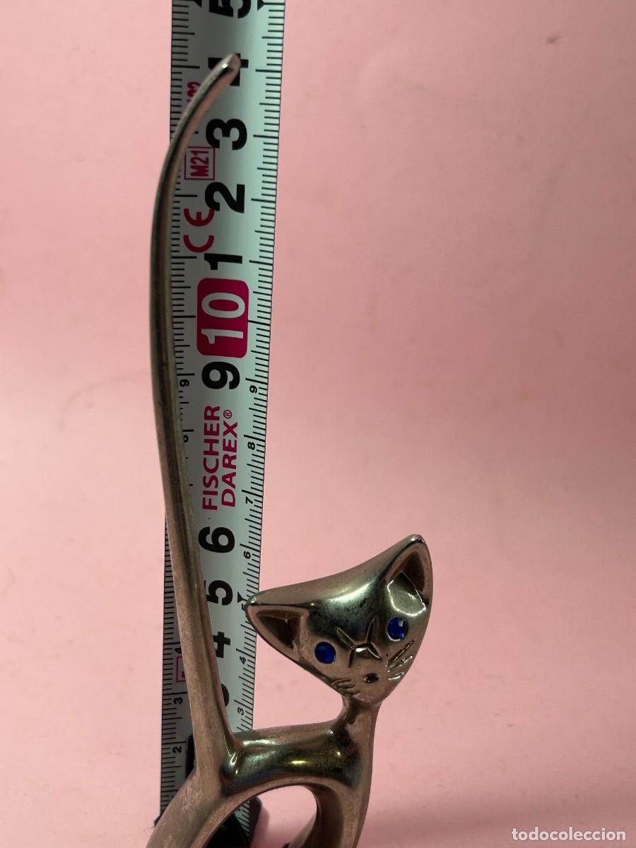Vintage: GATO PORTA ANILLOS - Foto 4