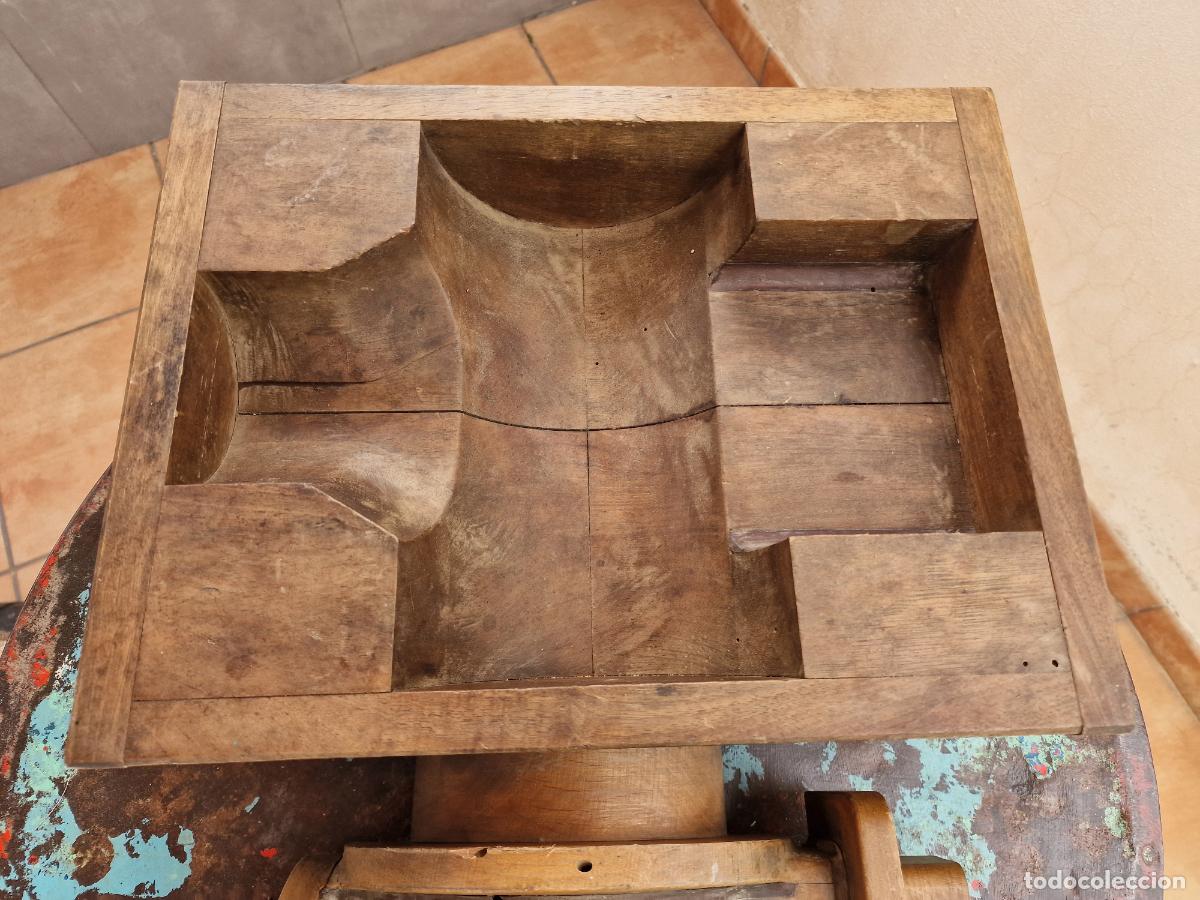 Vintage: ANTIGUO MOLDE DE MADERA FRANCES - Foto 3
