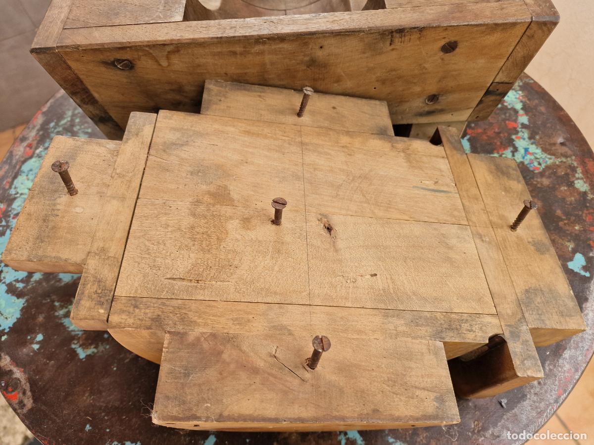 Vintage: ANTIGUO MOLDE DE MADERA FRANCES - Foto 5