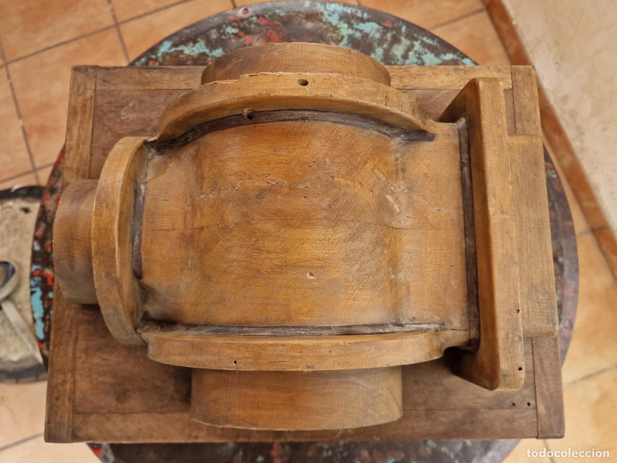 Vintage: ANTIGUO MOLDE DE MADERA FRANCES - Foto 7