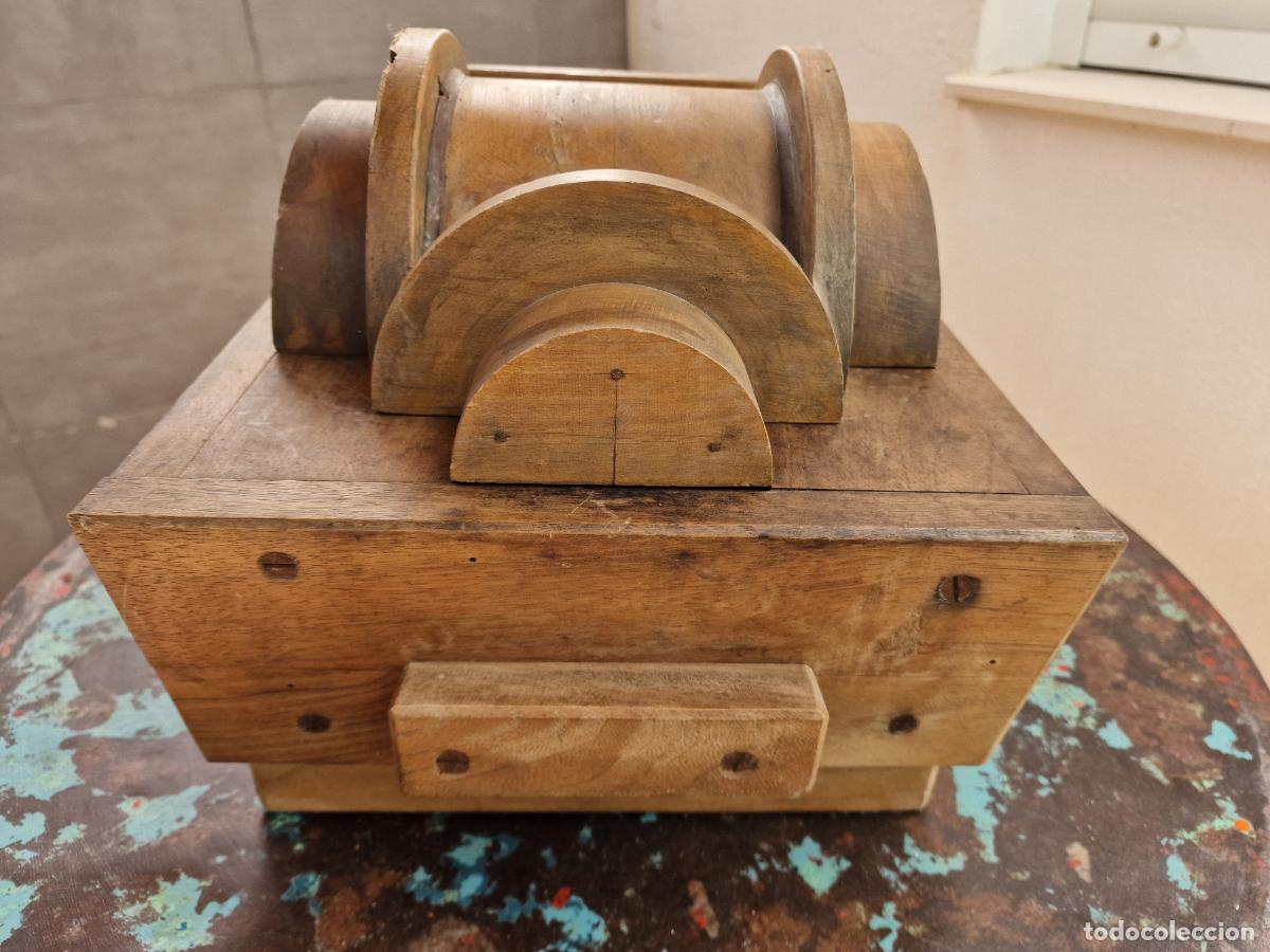 Vintage: ANTIGUO MOLDE DE MADERA FRANCES - Foto 8