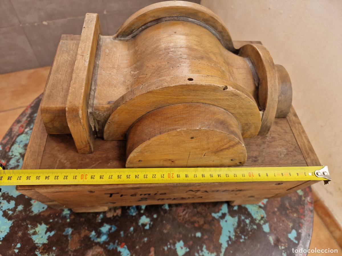 Vintage: ANTIGUO MOLDE DE MADERA FRANCES - Foto 12