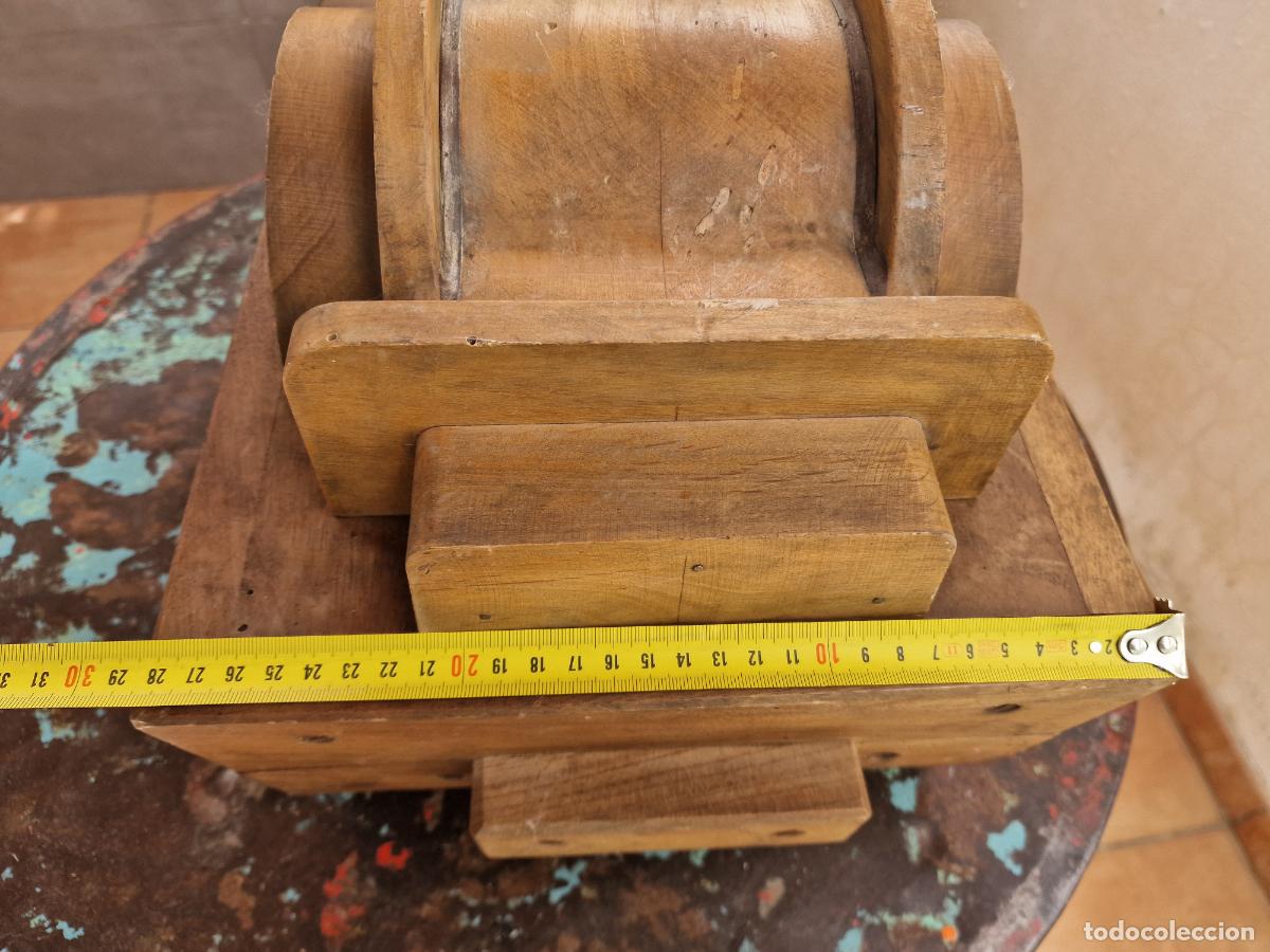 Vintage: ANTIGUO MOLDE DE MADERA FRANCES - Foto 13