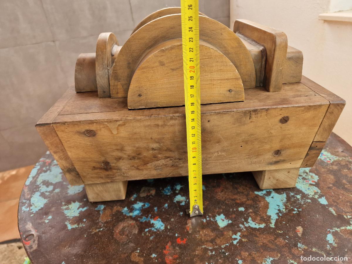 Vintage: ANTIGUO MOLDE DE MADERA FRANCES - Foto 14