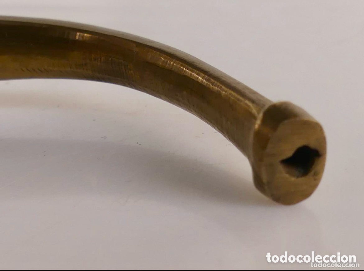 Vintage: FIGURA DE BRONCE CON FORMA DE PIPA DE FUMAR - Foto 8