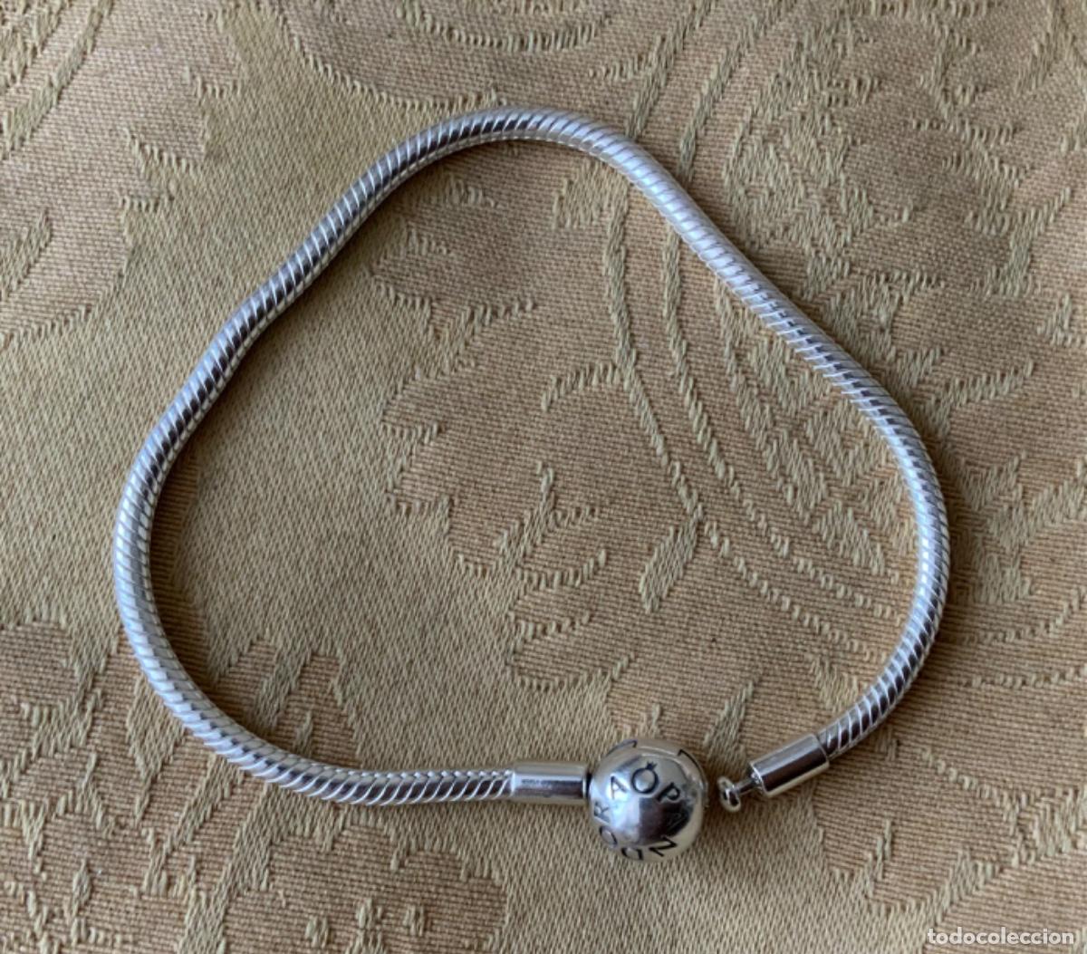 Vintage: PULSERA PANDORA ORIGINAL PLATA LEY ALE - Foto 1