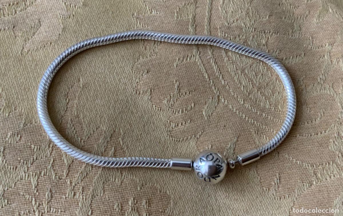 Vintage: PULSERA PANDORA ORIGINAL PLATA LEY ALE - Foto 2