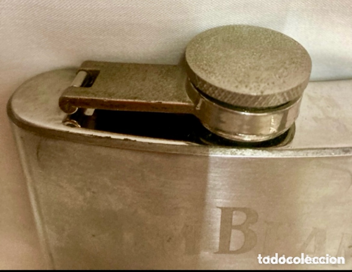 Vintage: PETACA DE ACERO INOXIDABLE VINTAGE - Foto 3