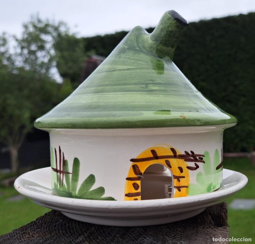 Vintage: Taj&iacute;n Mejicano Casita de Porcelana