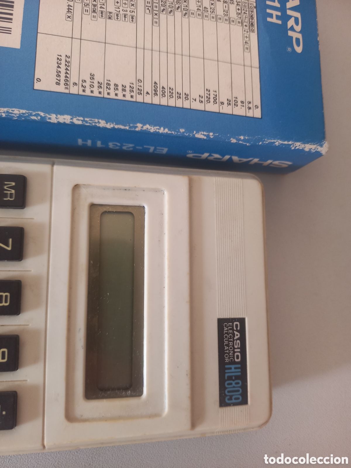 Vintage: Calculadora Casio HL 809 Electronic Calculator - Foto 3