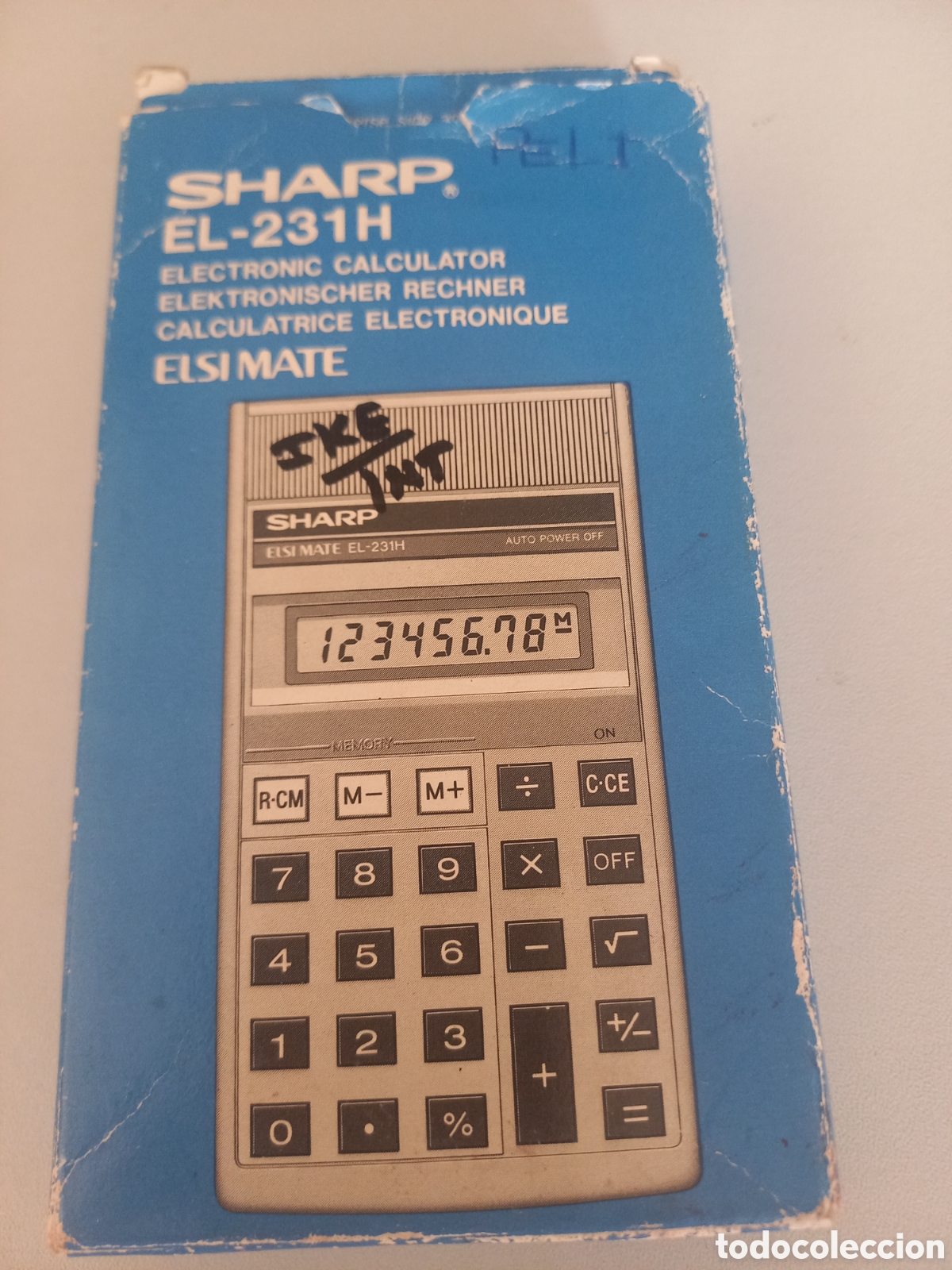 Vintage: Calculadora Casio HL 809 Electronic Calculator - Foto 4