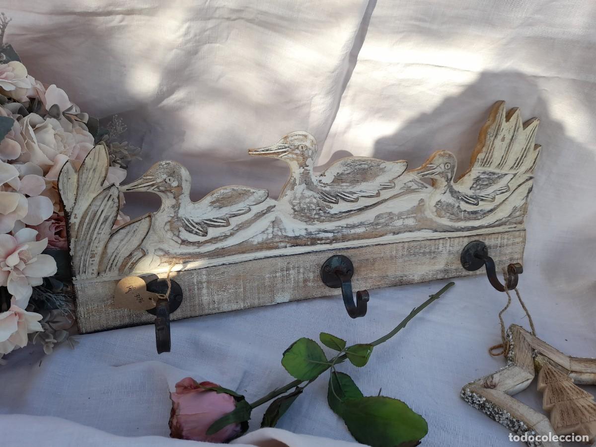 Vintage: Perchero de madera d&eacute;cap&eacute;e - Foto 1