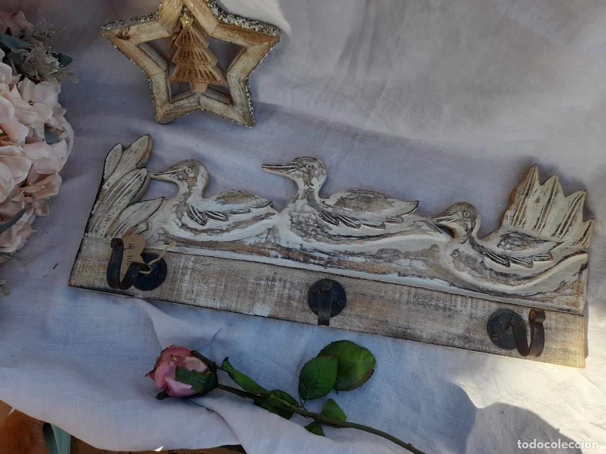 Vintage: Perchero de madera d&eacute;cap&eacute;e - Foto 2