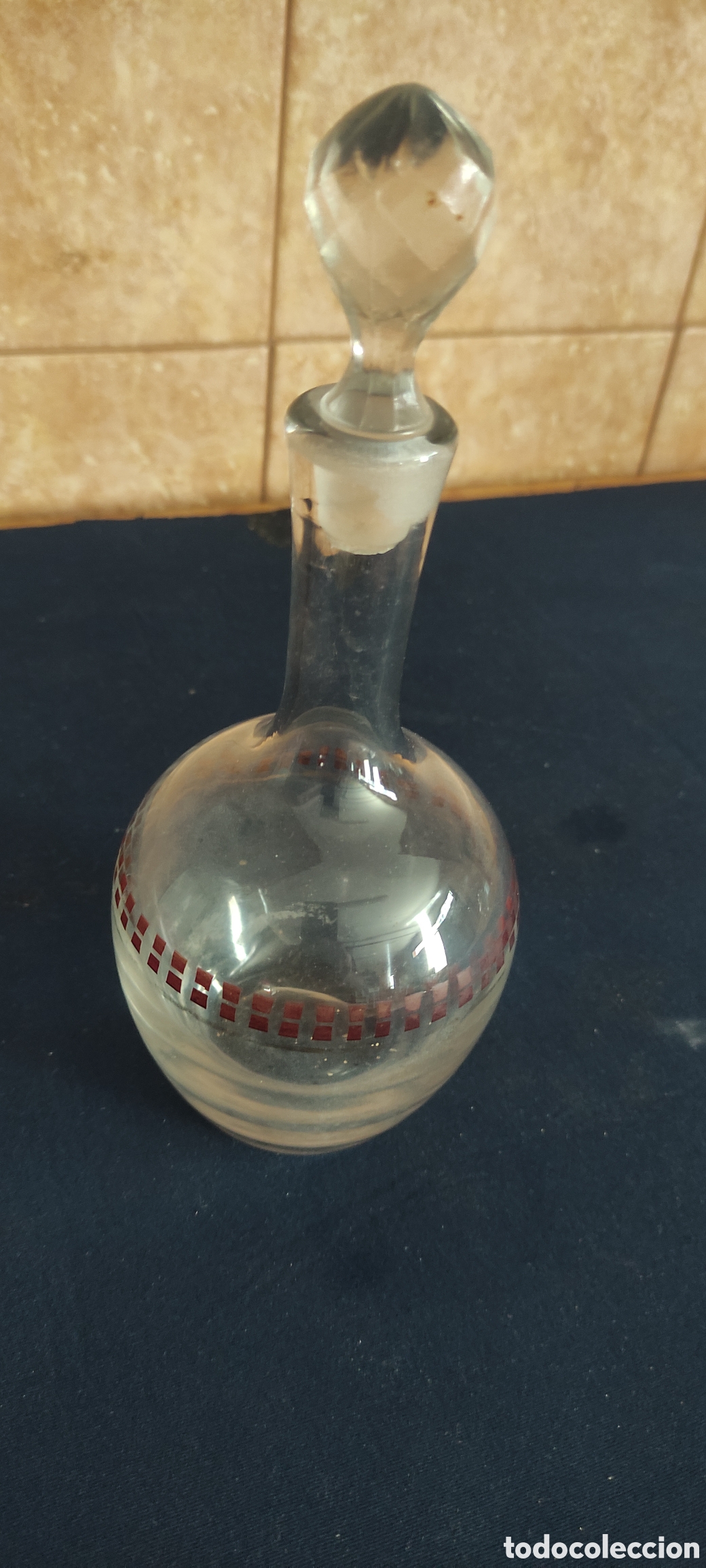 Vintage: Peque&ntilde;a botella de cristal - Foto 3