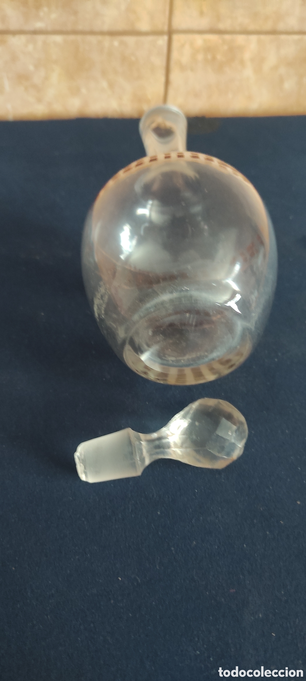 Vintage: Peque&ntilde;a botella de cristal - Foto 5