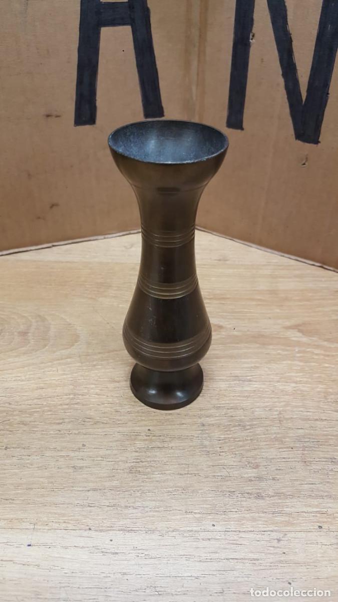 Vintage: JARRON DE BRONCE-ALTO 14 CM - Foto 1