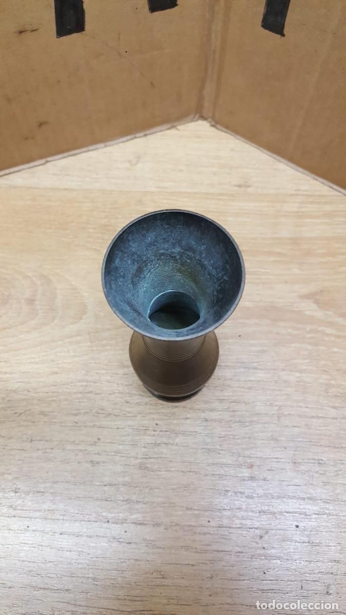 Vintage: JARRON DE BRONCE-ALTO 14 CM - Foto 2