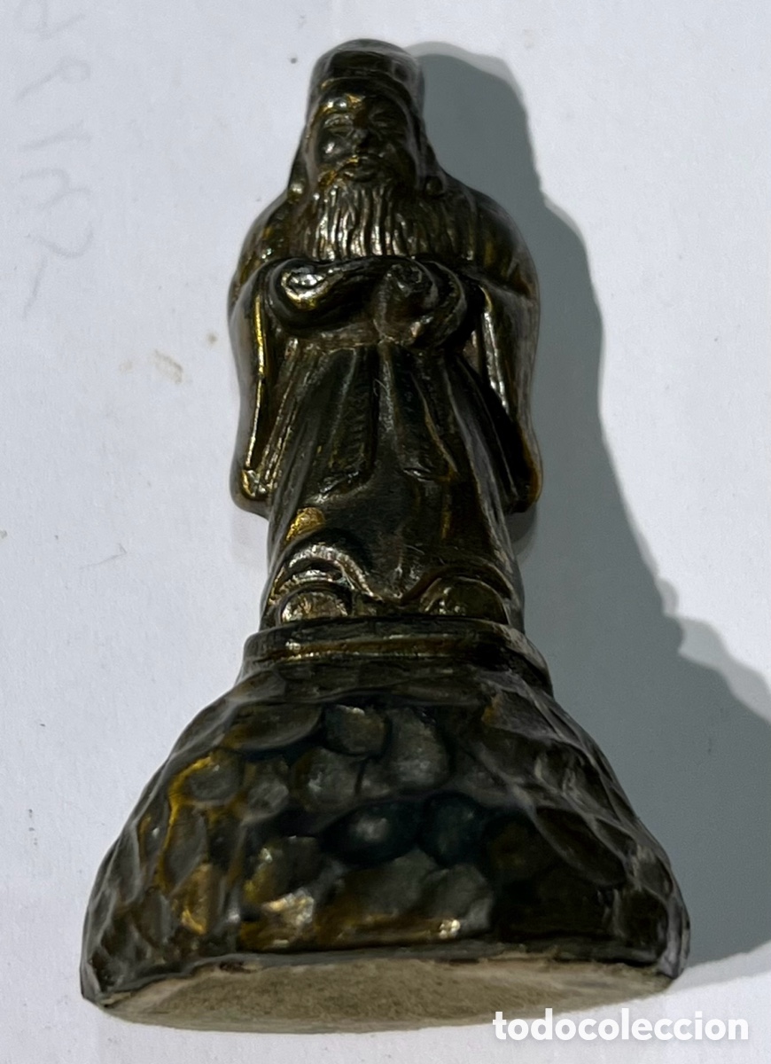 Vintage: Figura. Dios FUKUROKUJU. S&iacute;mbolo de la Sanifuria. Jap&oacute;n.