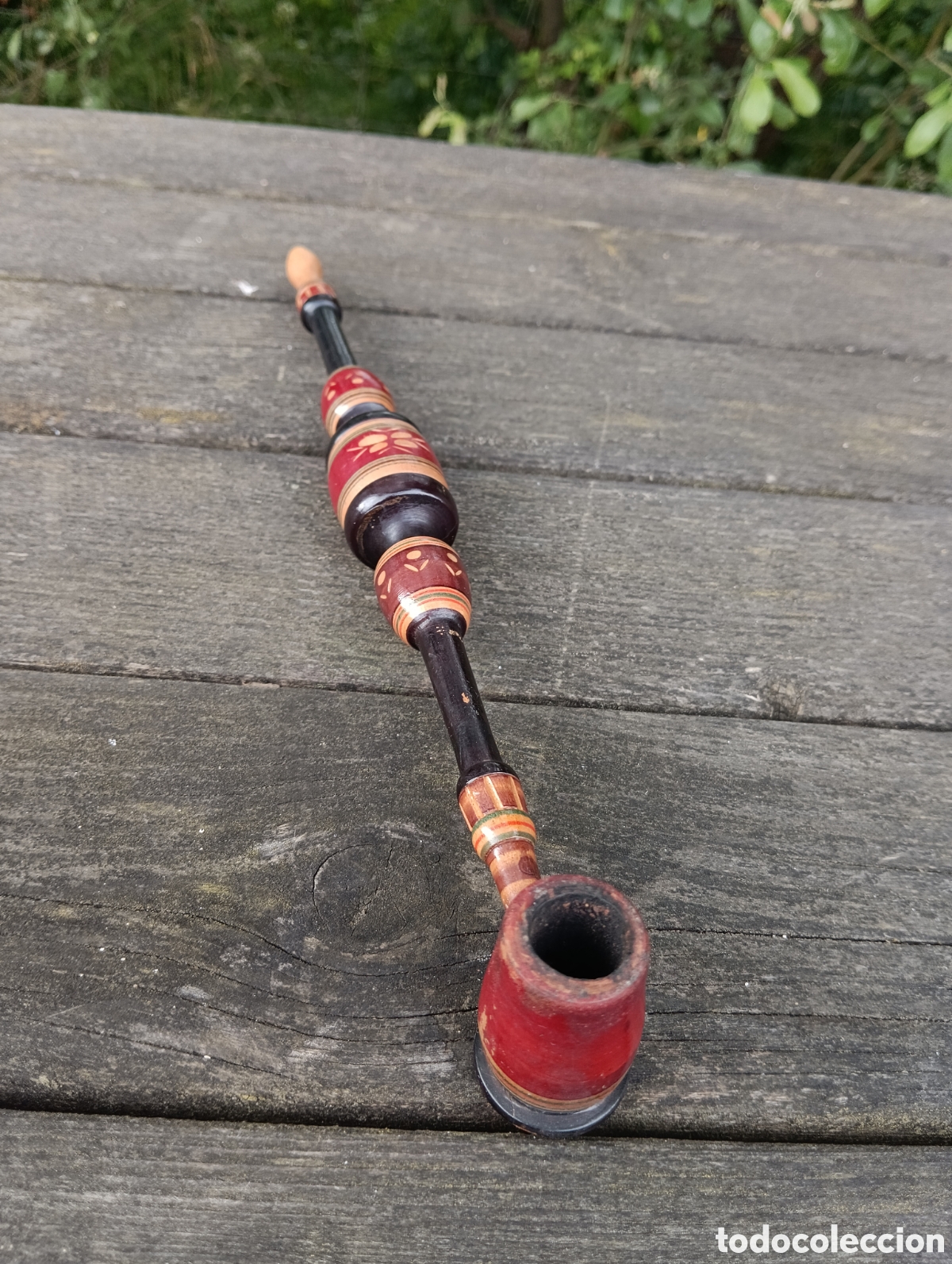 Vintage: PAREJA PIPAS FUMAR EN MADERA. - Foto 3