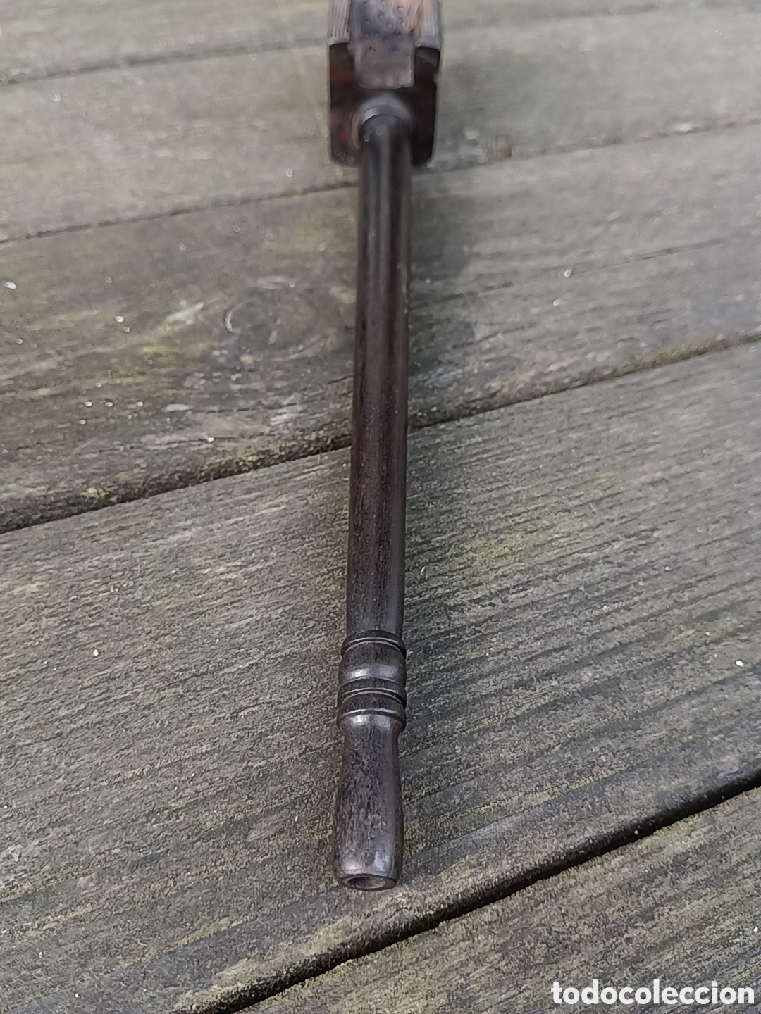 Vintage: PAREJA PIPAS FUMAR EN MADERA. - Foto 13